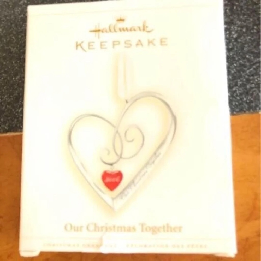 Hallmark Christmas RARE 2006 Ornament titled "Our Christmas Together"
